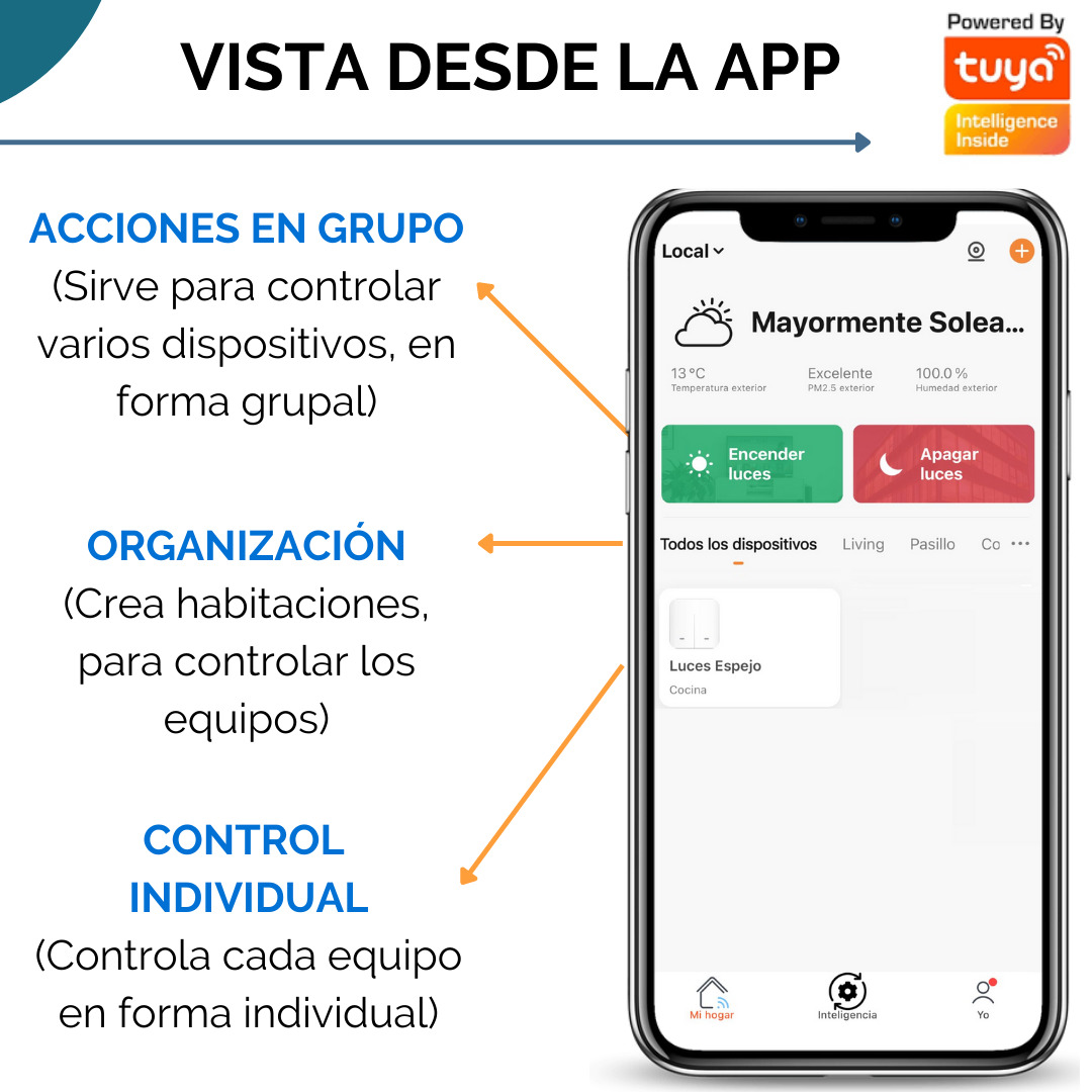 Interruptor De Luz Tactil Zigbee 1 C - Image 6
