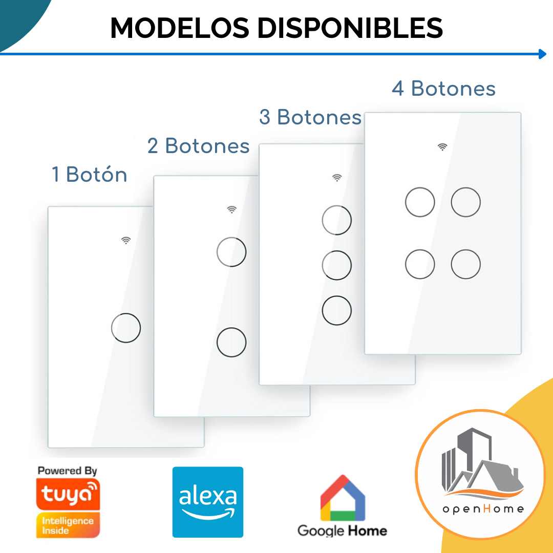 Interruptor De Luz Tactil Zigbee 1 C - Image 4