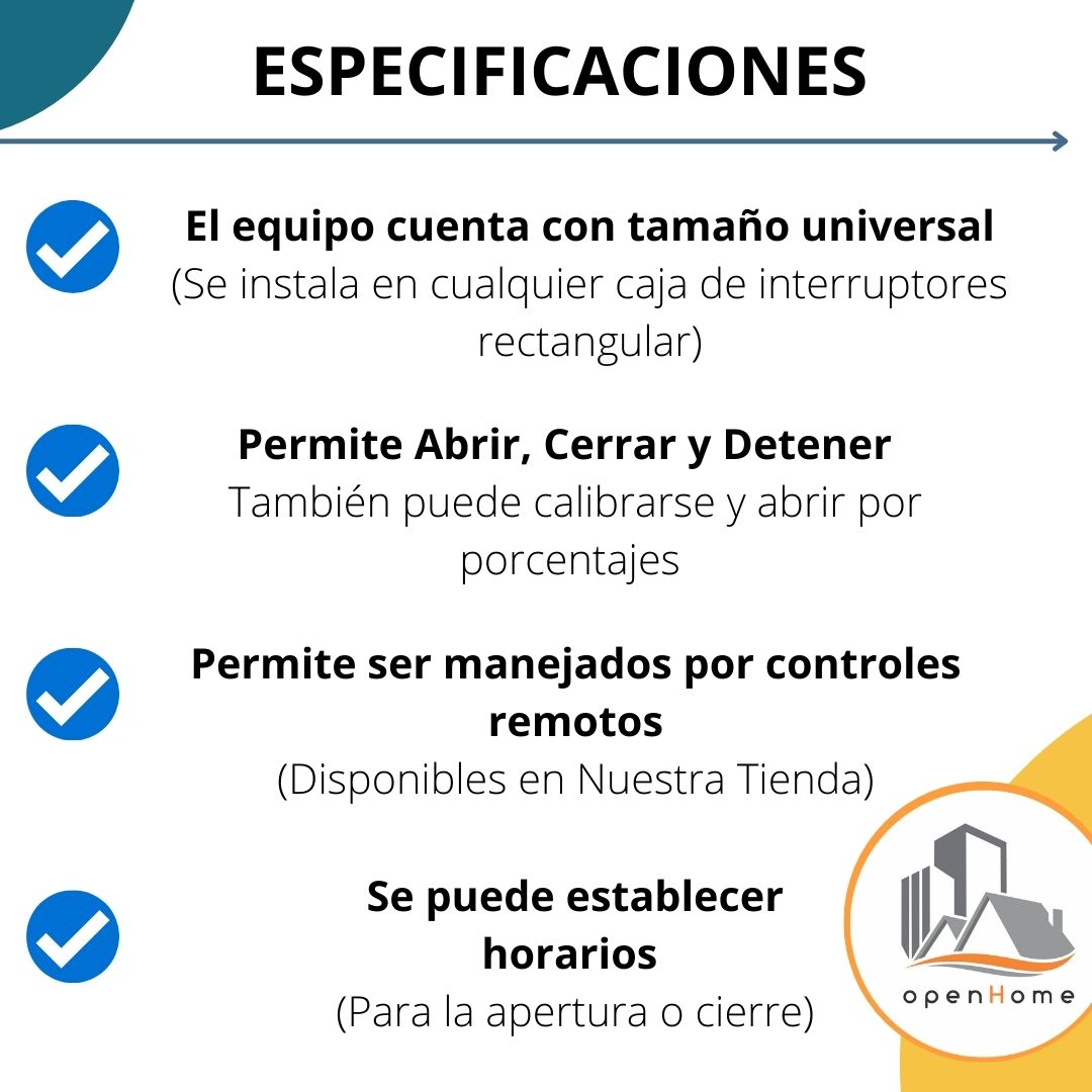 Interruptor Tactil Para Persiana o Cortina Wifi - Image 4