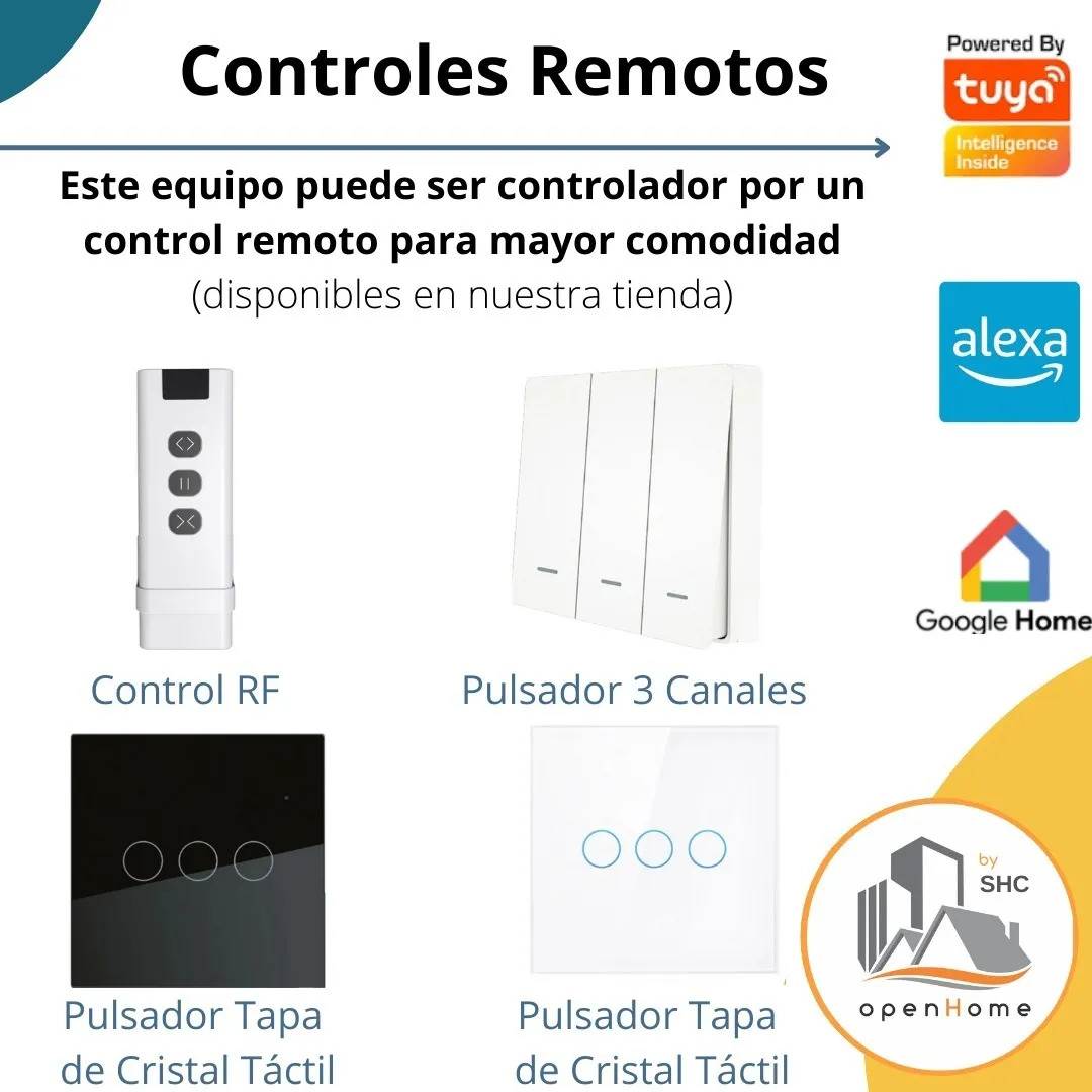 Interruptor Tactil Para Persiana o Cortina Zigbee - Image 7