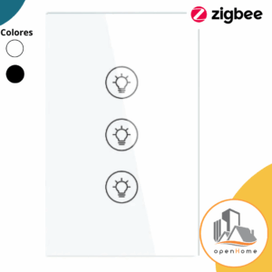 Interruptor De Luz Tactil Zigbee Dimmer De 3 C