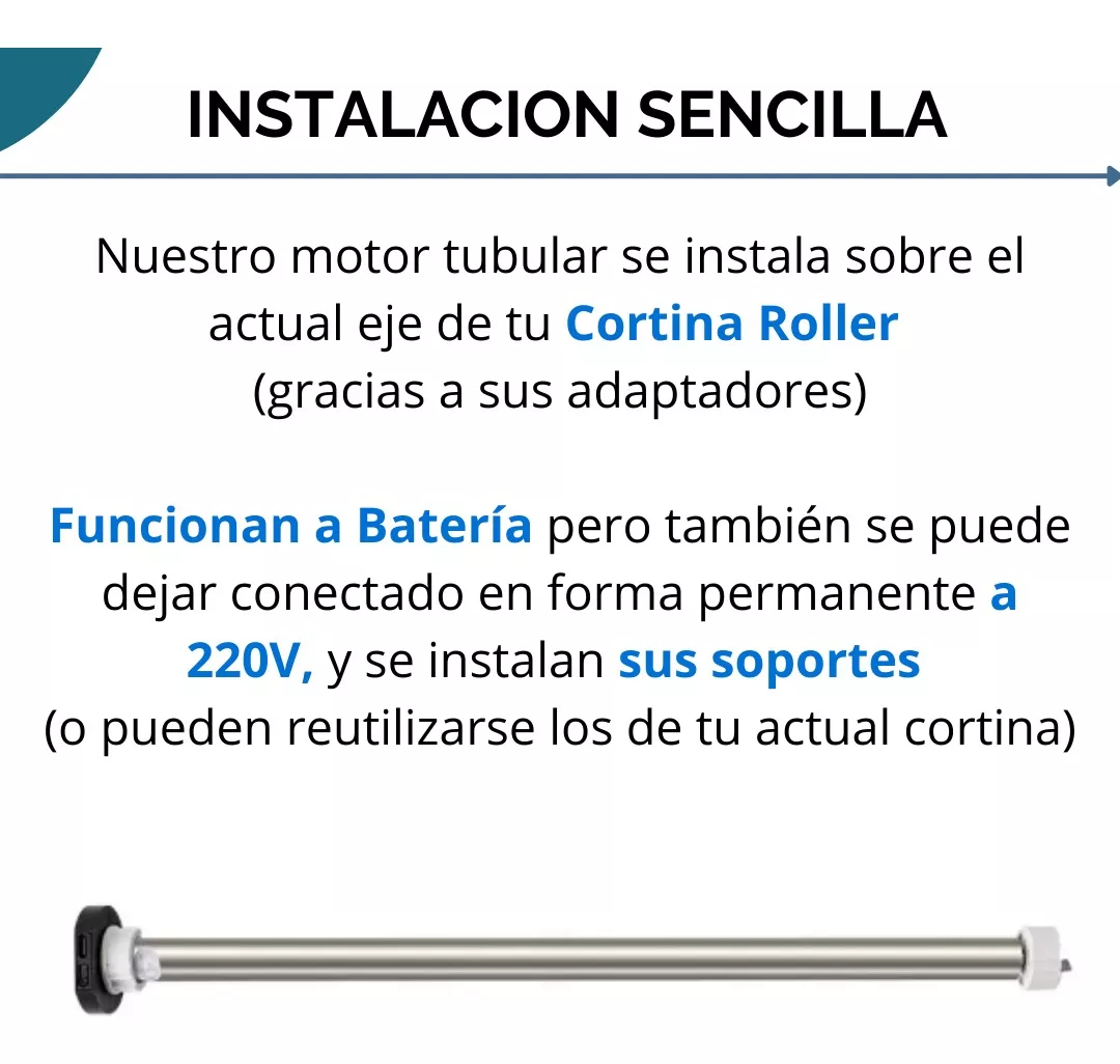 Motor Smart Tubular para Cortina Roller - Image 6