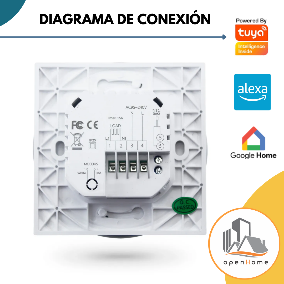 Termostato Smart Losa eléctrica Zigbee - Image 6