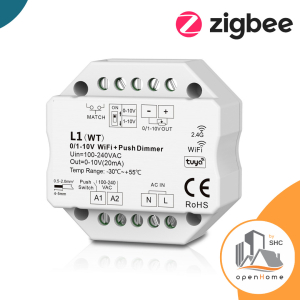 Switch Dimmer 0-10 V Zigbee 1 Ch