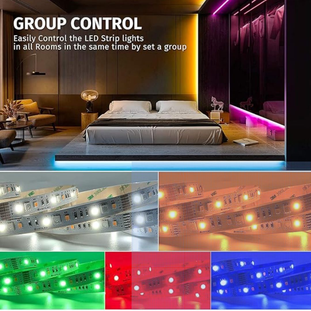 Tira Led Smart Zigbee RGB+WC 5mts. - Image 4