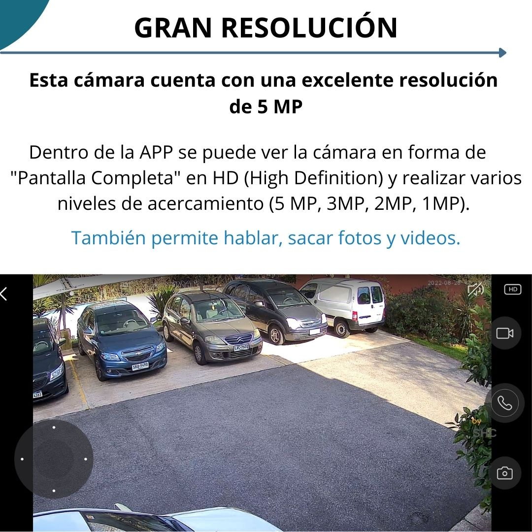 Cámara Smart Exterior 5mpx IA - Image 2