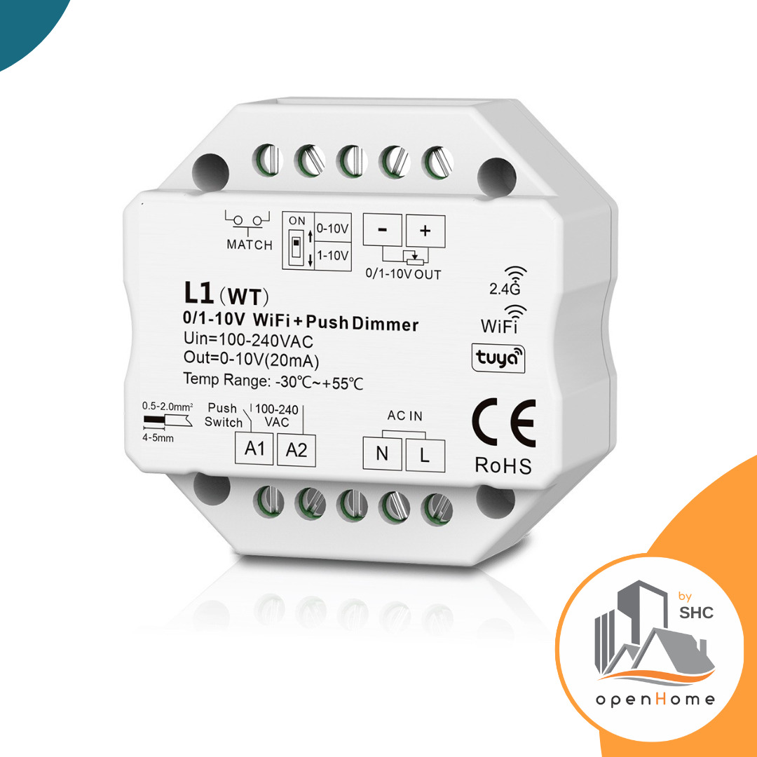 Switch Dimmer 0-10 V WIFI 1 Ch