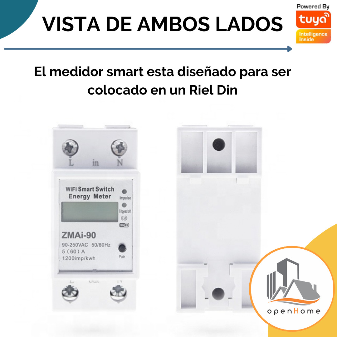Medidor De Energia Wifi 60 A, Rele On/Off - Image 2