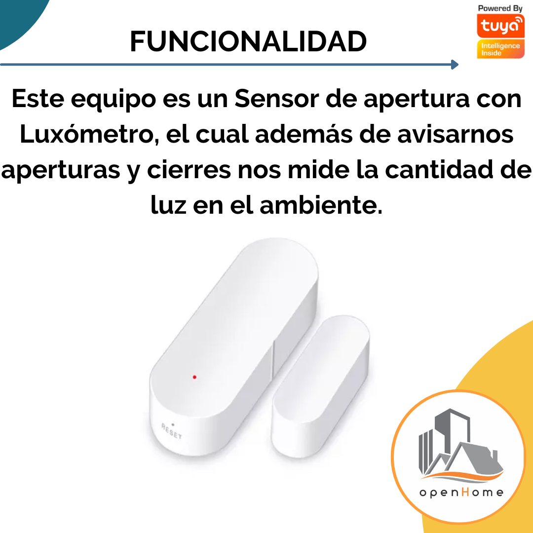 Sensor de Apertura con Luxometro Smart - Image 2