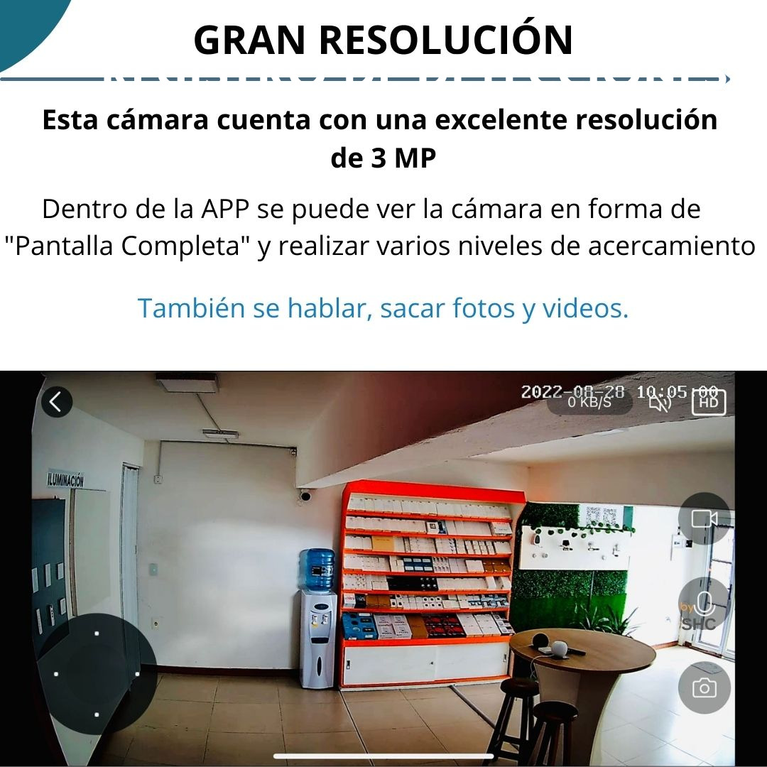 Cámara De Seguridad Smart (Wifi / LAN) 3mp 360° - Image 2