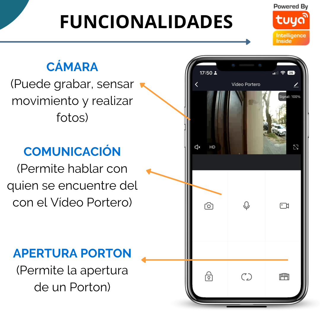 Video Portero Smart Wifi, Con Panel De Control - Image 6