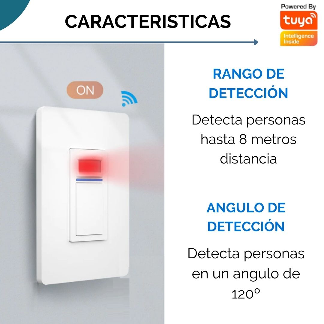 Interruptor De Luz Con Sensor De Movimiento Wifi | Tuya Smart - Image 6