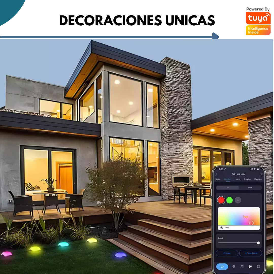 Luces para Jardin Wifi RGBIC 10 mts. | Tuya Smart - Image 5