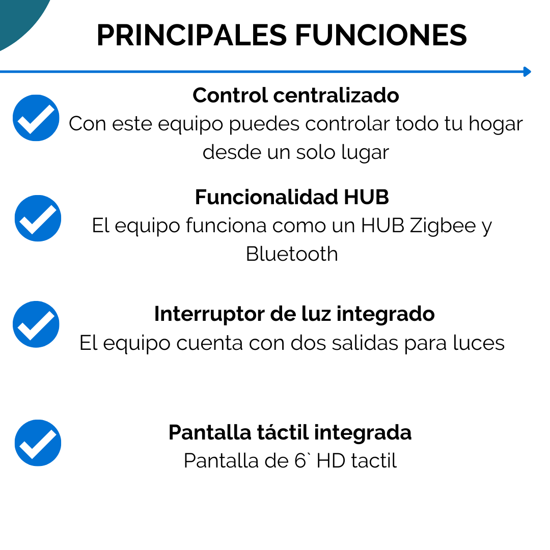 Panel De Control Para Hogar Smart 6" Andorid | Hub Zigbee - Image 5
