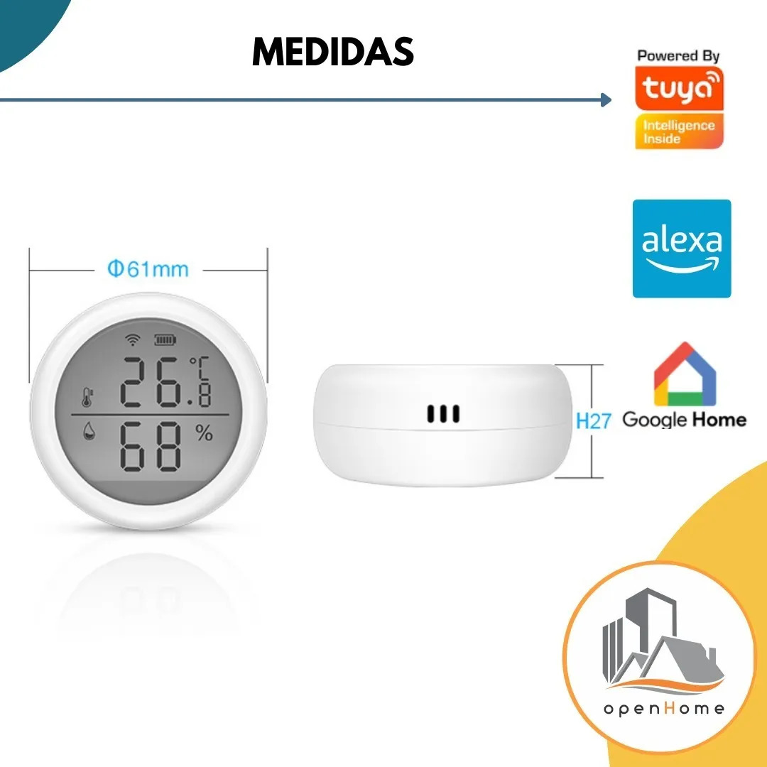 Sensor De Temperatura Y Humedad Wifi Con Pantalla | Domótica - Image 6