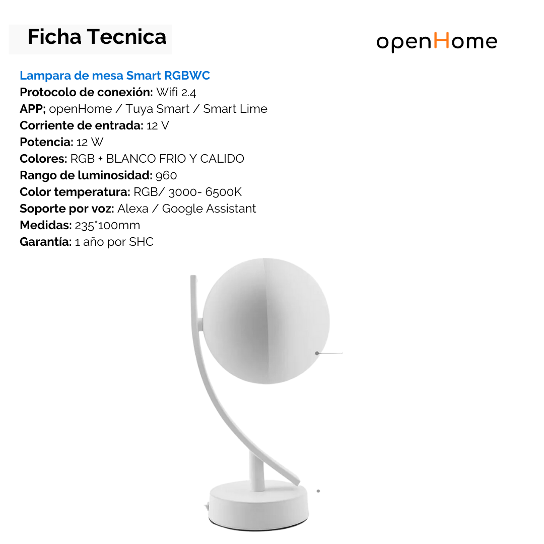 Lampara de Mesa Smart Wifi - Image 7