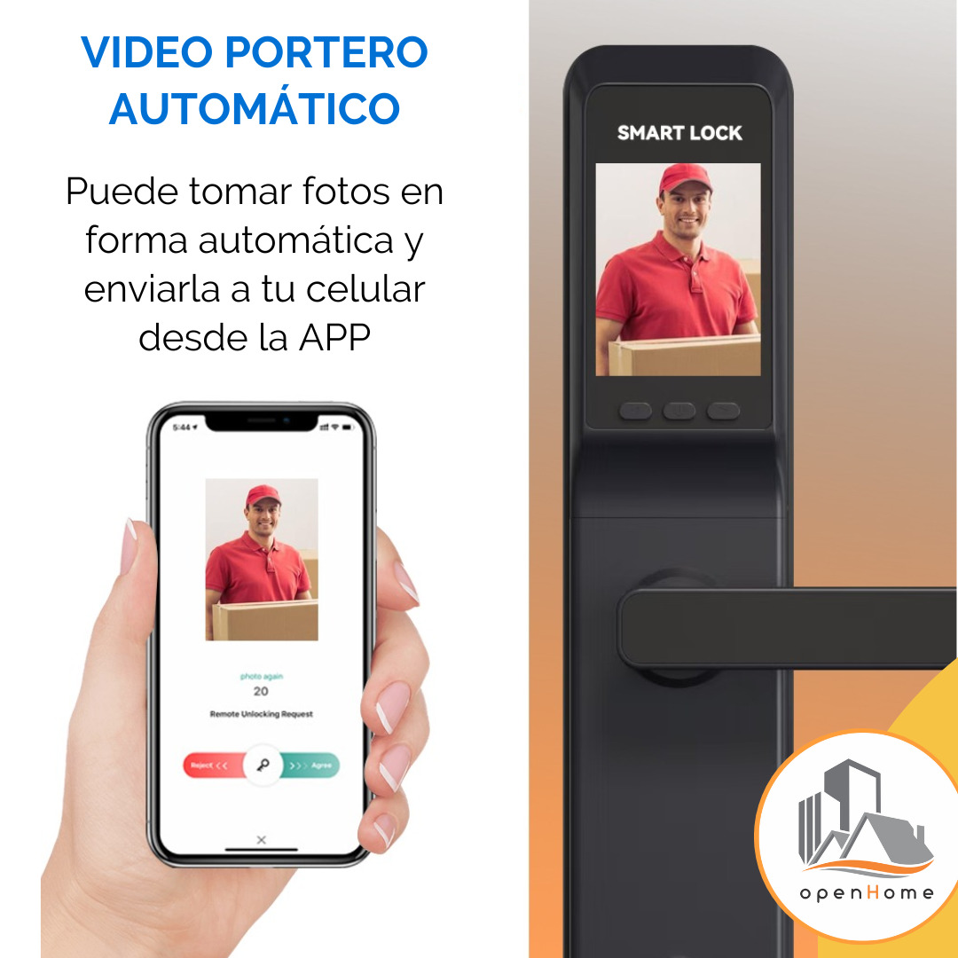 Cerradura Inteligente Wifi Exterior Con Intercomunicador - Image 2