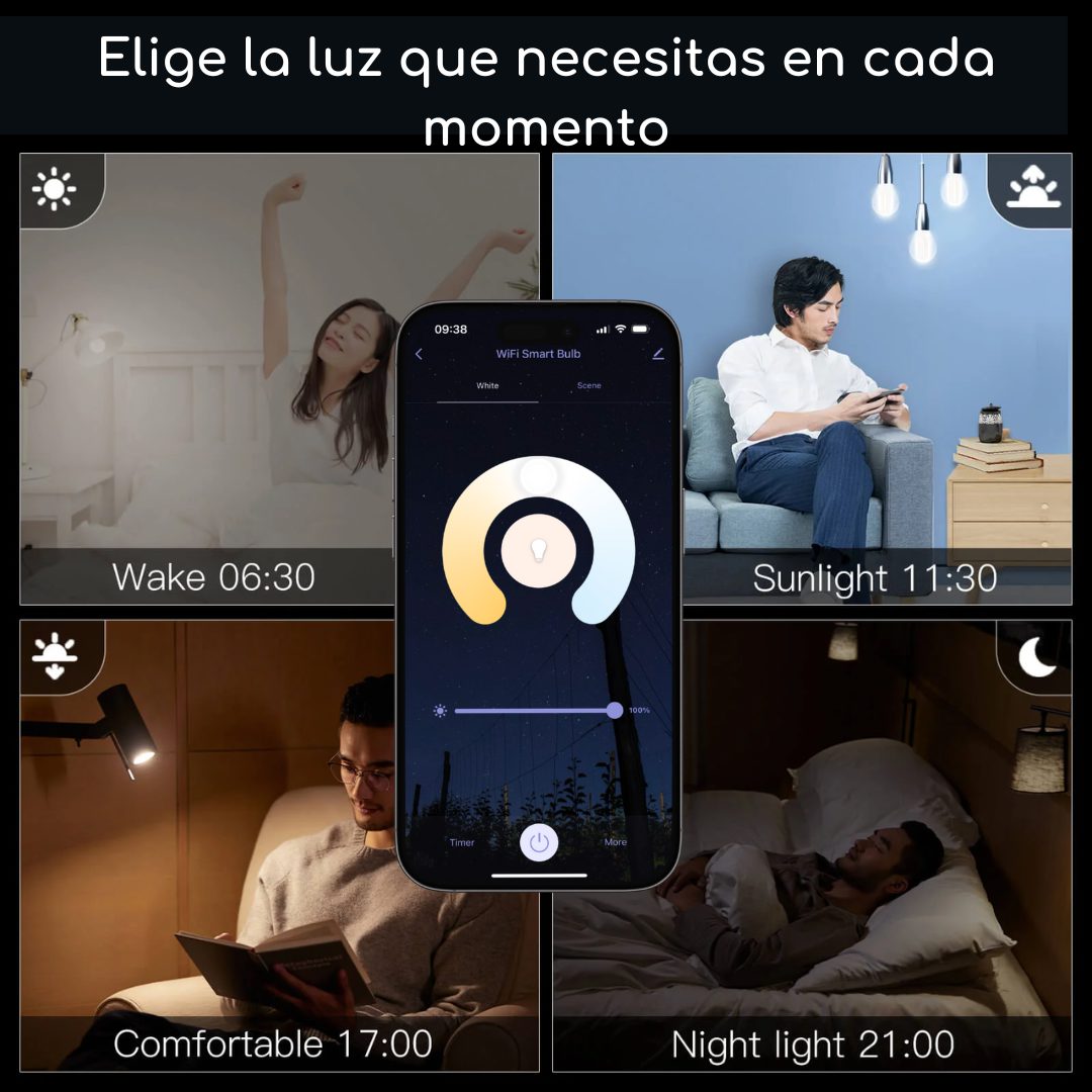 Lampara de Filamento Dimmer Tuya Smart - Image 3