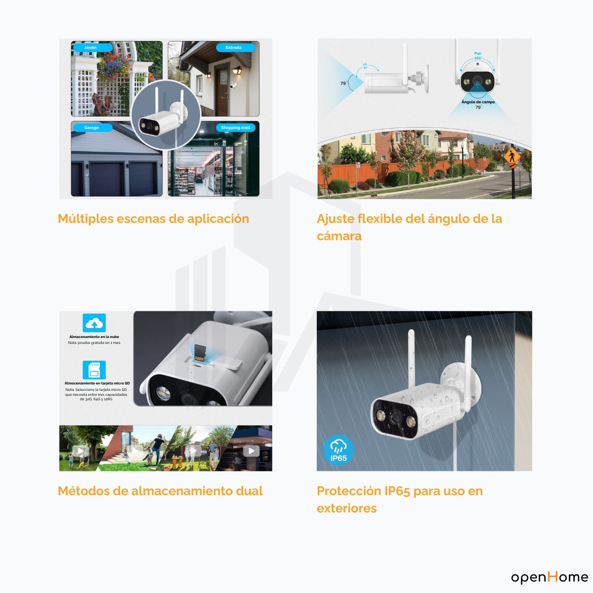 Cámara De Seguridad Exterior Bullet 3mp Wifi Lan Tuya Smart Blanco - Image 7