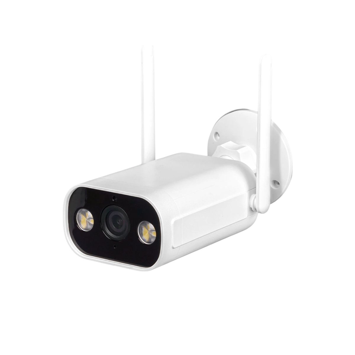Cámara De Seguridad Exterior Bullet 3mp Wifi Lan Tuya Smart Blanco