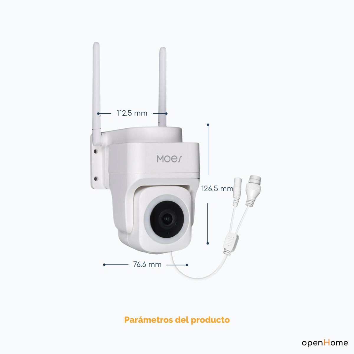 Cámara De Seguridad Smart Moes Wifi 3mp 360° - Image 4
