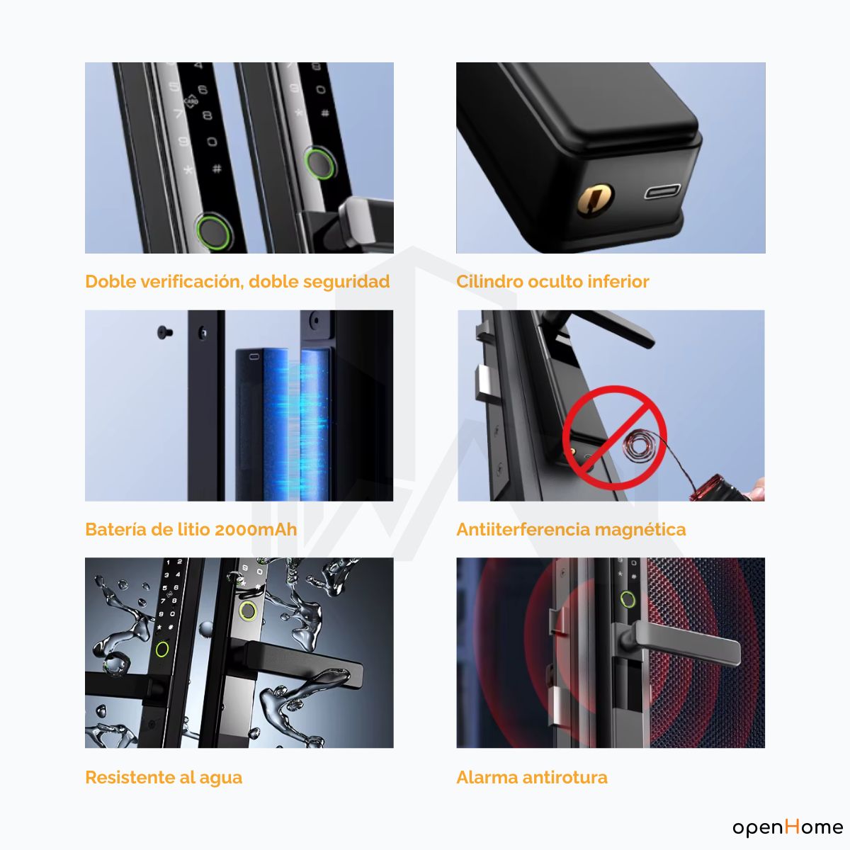 Cerradura Inteligente Exterior J04 doble huella - Image 6