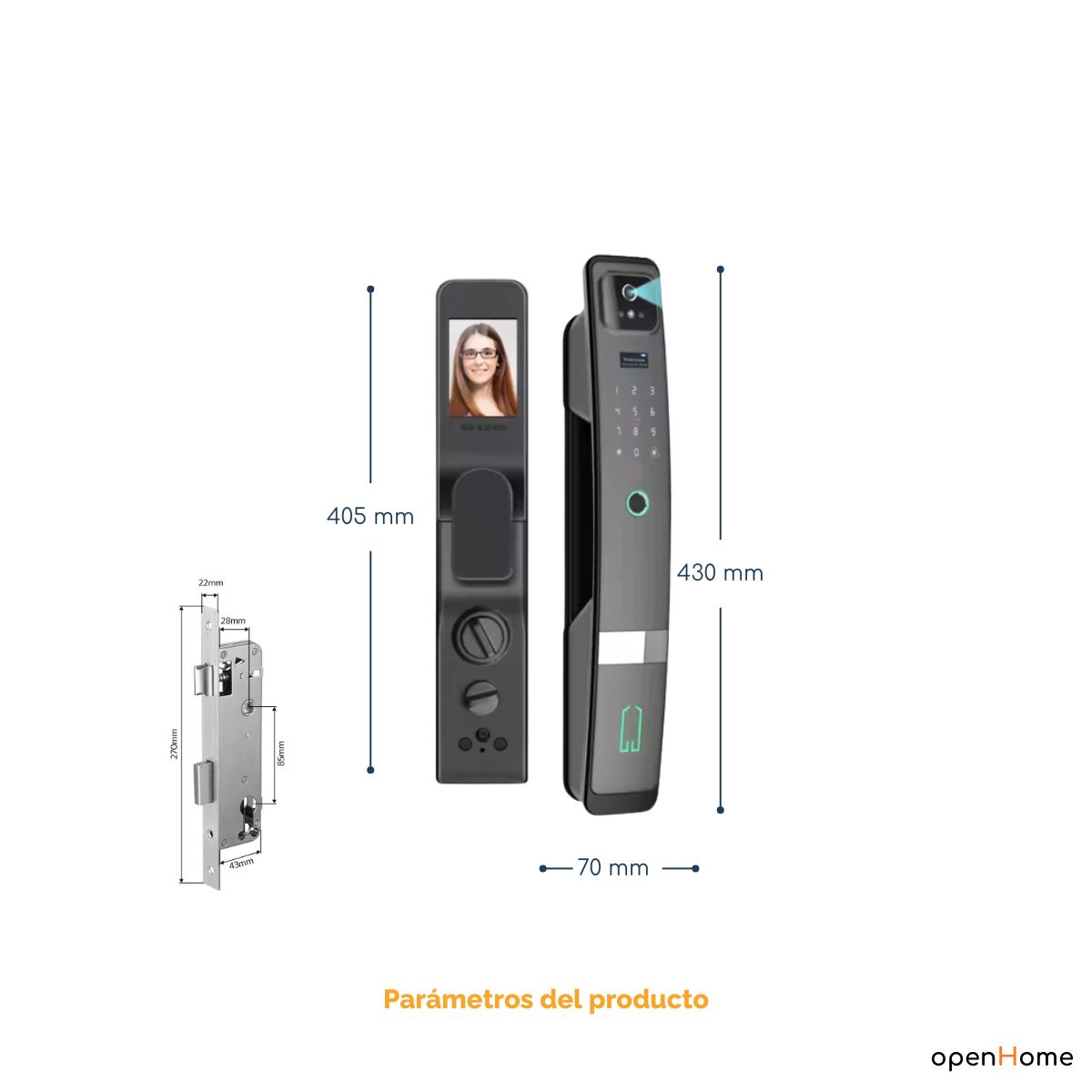 Cerradura Inteligente Wifi Exterior H20P con Face ID - Image 5