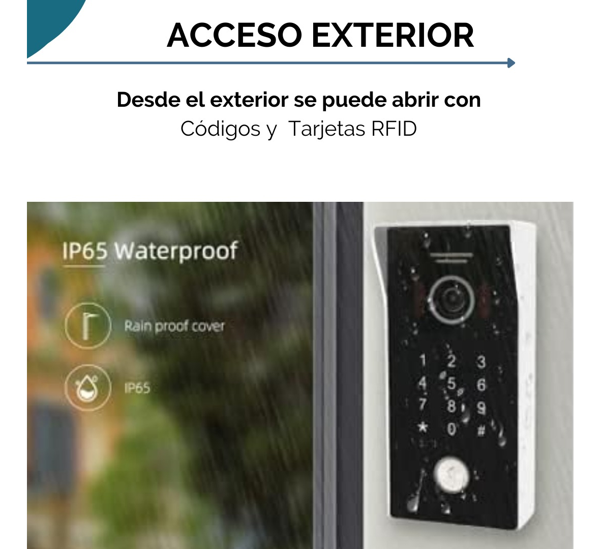 Panel De Control Acceso Wifi Con Camara | Tuya Smart - Image 4