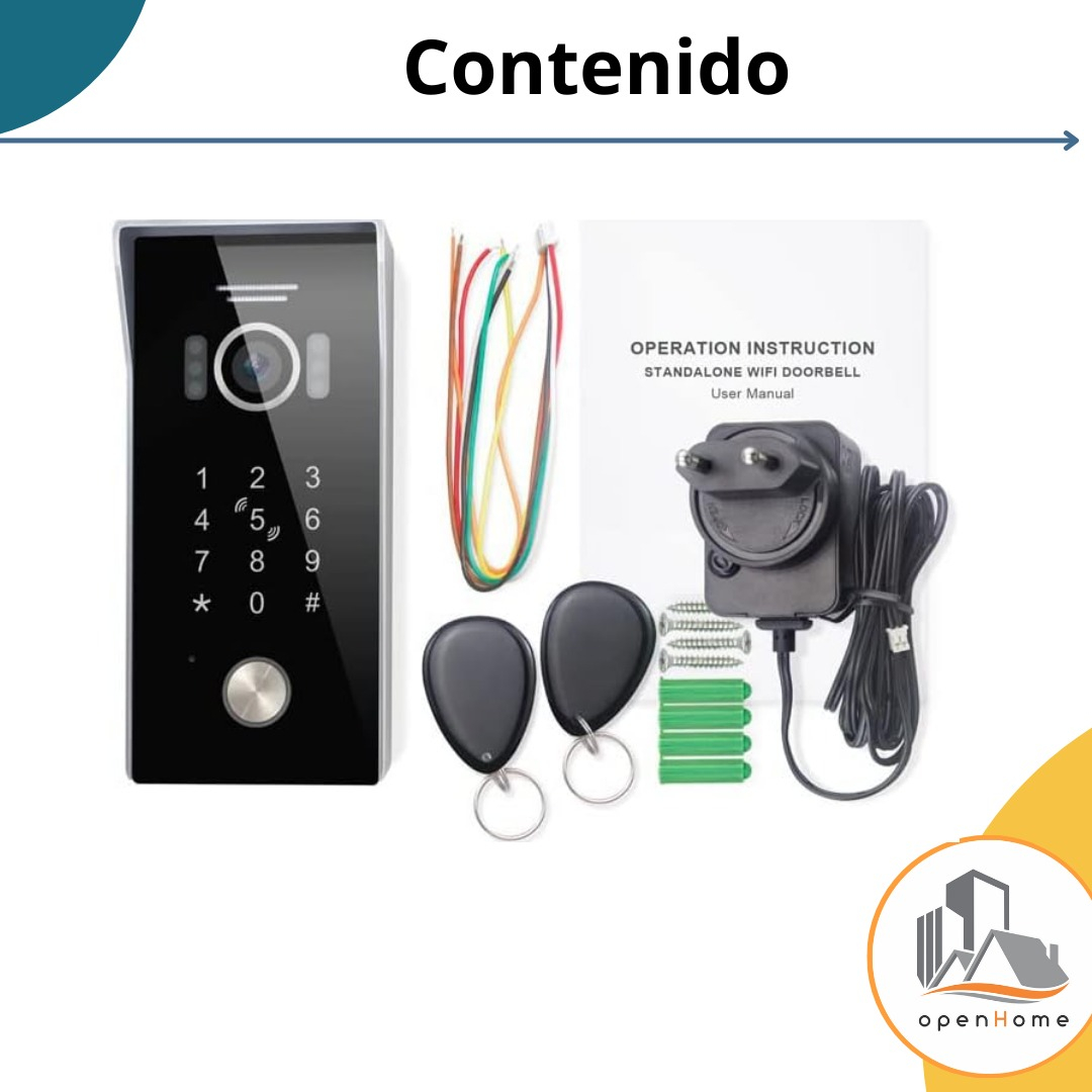 Panel De Control Acceso Wifi Con Camara | Tuya Smart - Image 5