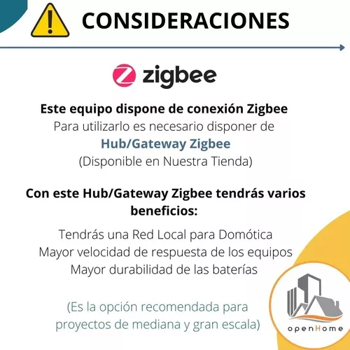 Sensor Luxometro con Temperatura y Humedad Smart Zigbee - Image 2