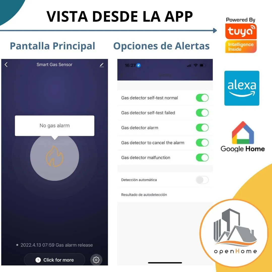 Sensor De Gas Inteligente Wifi Alarma (WF-GLD) - Image 6