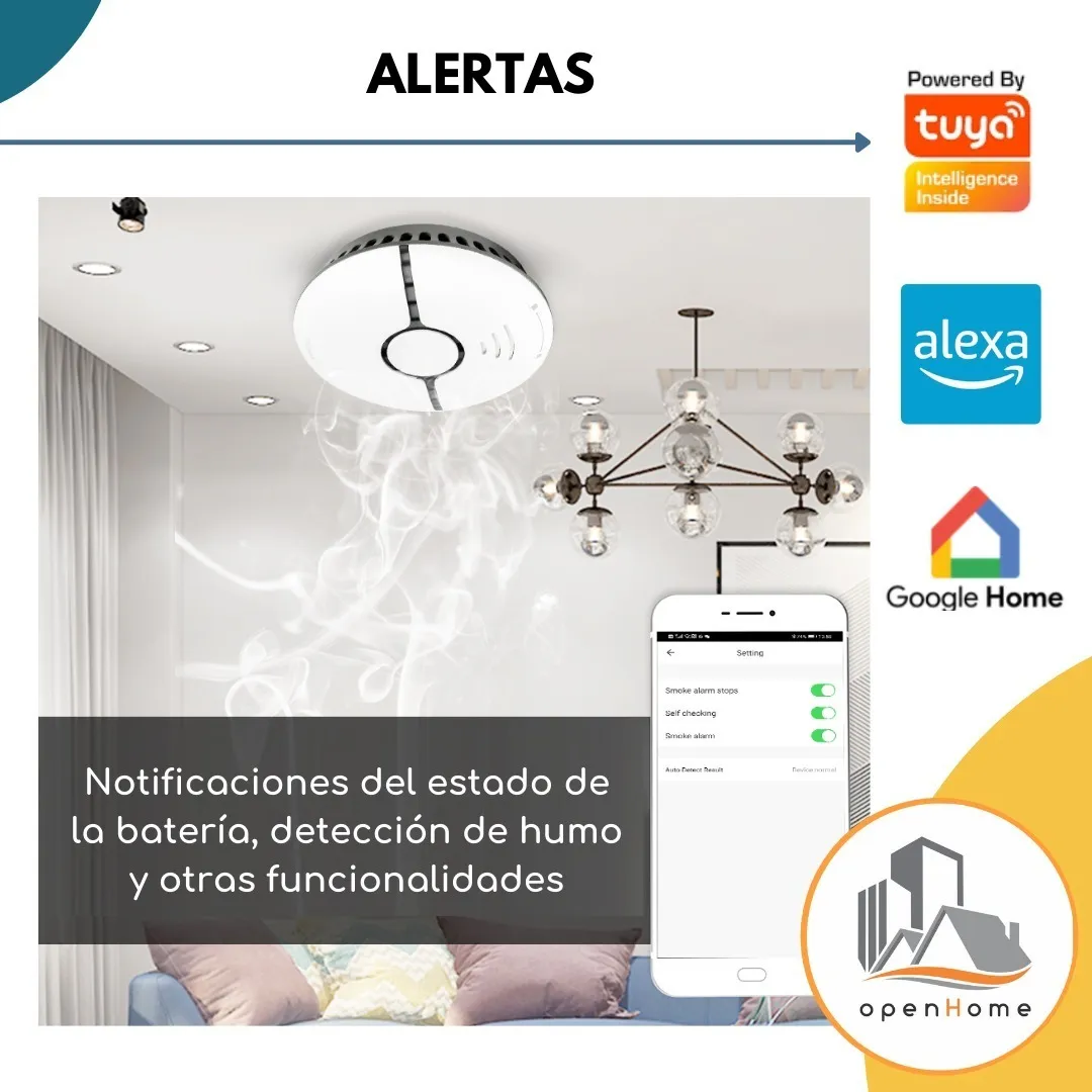 Sensor De Humo Inteligente Wifi Alarma (WF-SSD) - Image 6