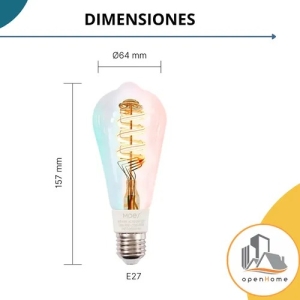 Lampara de Filamento Dimmer Tuya Smart