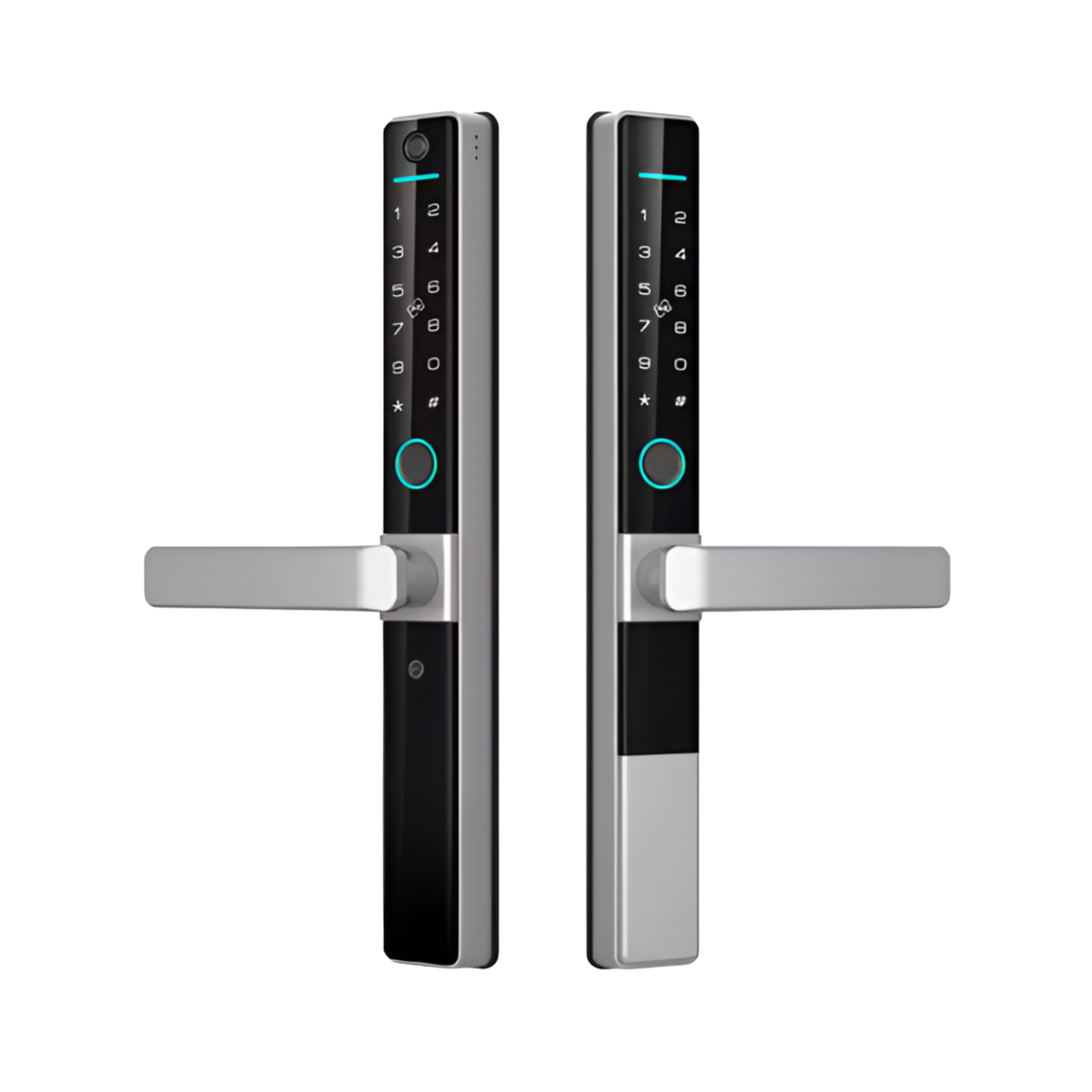 Cerradura Inteligente Exterior J04 doble huella Gris