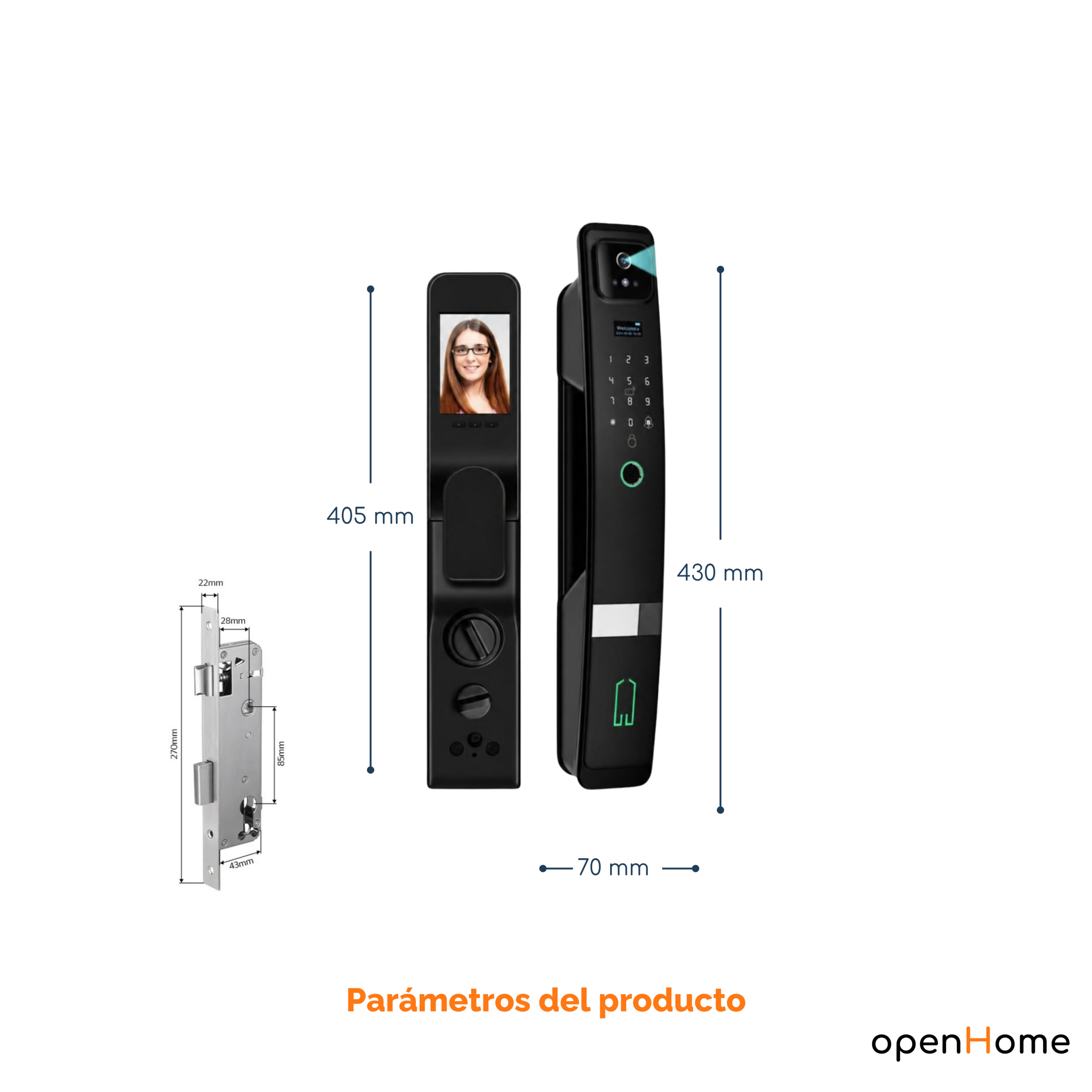 Cerradura Inteligente PST H20P Black - Image 5